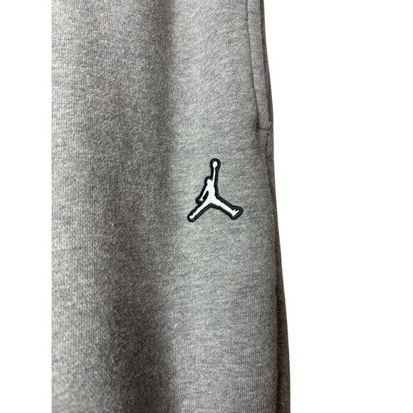 Nike Air Jordan Essential Fleece Jogger Pants Mens Size S Carbon Heather Jumpman - Picture 2 of 6